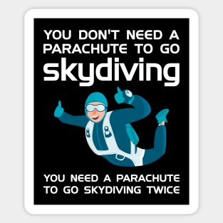 Parachute Skydiving Sticker